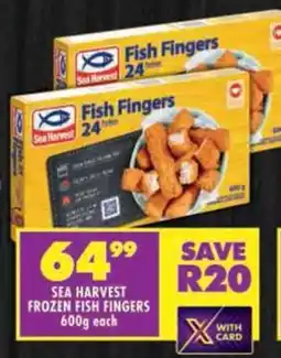 Shoprite Sea harvest frozen fish fingers offer