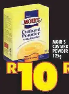 Shoprite Moir's custard powder offer