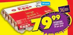 Shoprite Ritebrand large eggs offer