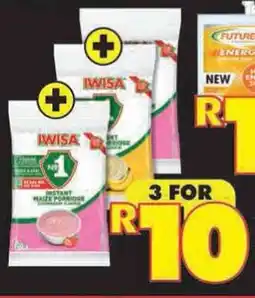 Shoprite Iwisa no.1 flavoured instant breakfast porridge offer