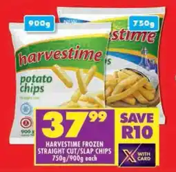 Shoprite Harvestime frozen straight cut/slap chips offer