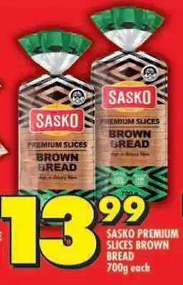 Shoprite Sasko premium slices brown bread offer