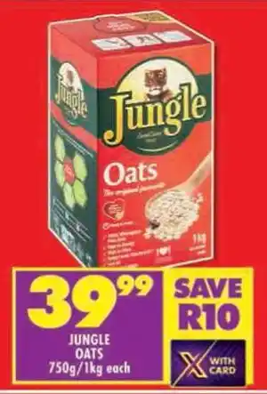 Shoprite Jungle oats offer
