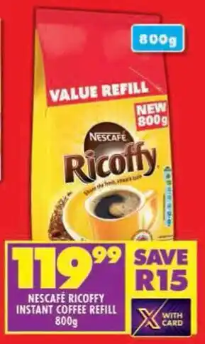 Shoprite Nescafe ricoffy instant coffee refill offer