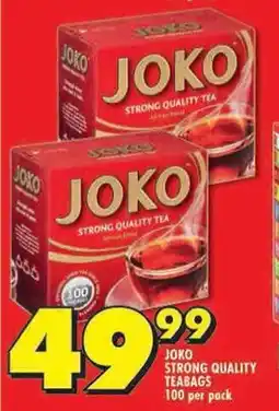 Shoprite Joko strong quality teabags offer