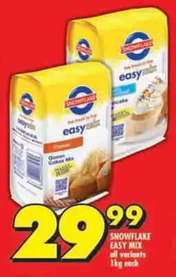 Shoprite Snowflake easy mix all variants offer