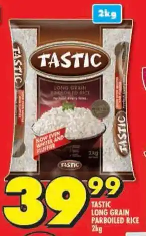 Shoprite Tastic long grain parboiled rice offer