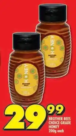 Shoprite Brother bees choice grade honey offer