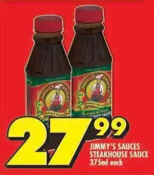 Shoprite Jimmy's sauces steakhouse sauce offer