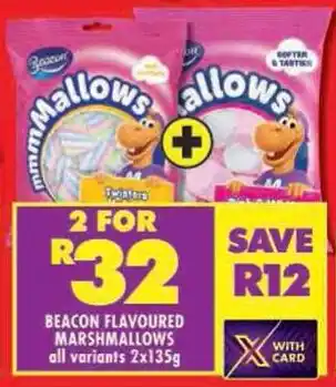 Shoprite Beacon flavoured marshmallows all variants offer