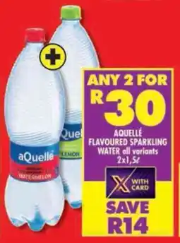 Shoprite Aquelle flavoured sparkling water all variants offer