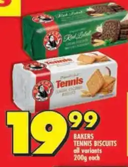 Shoprite Bakers tennis biscuits all variants offer