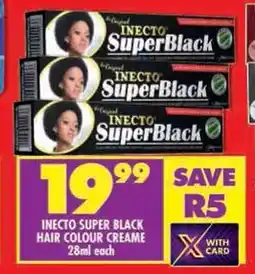 Shoprite Inecto super black hair colour creame offer