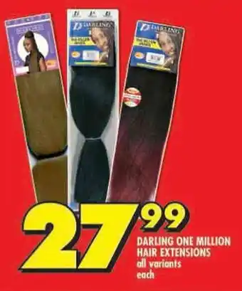 Shoprite Darling one million hair extensions all variants offer