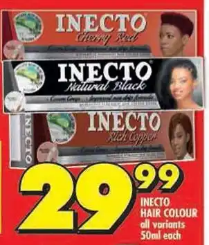 Shoprite Inecto hair colour all variants offer