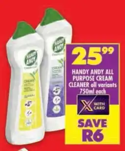 Shoprite Handy andy all purpose cream cleaner all variants offer