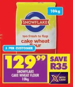 Shoprite Snowflake cake wheat flour offer