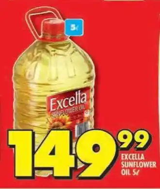 Shoprite Excella sunflower oil offer