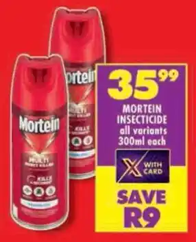 Shoprite Mortein insecticide all variants offer