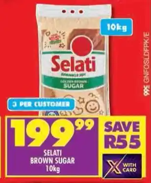 Shoprite Selati brown sugar offer