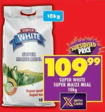 Shoprite Super white super maize meal offer