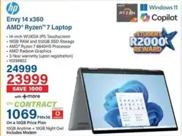 Incredible Connection HP Envy 14 x360 AMD Ryzen 7 Laptop offer