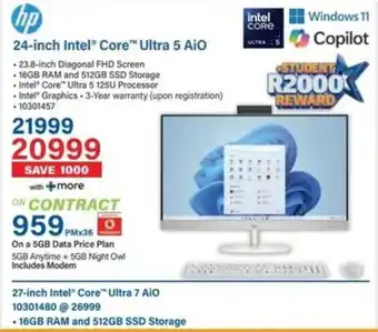 Incredible Connection HP 24-inch Intel Core Ultra 5 AiO offer