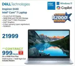 Incredible Connection DELL Inspiron 5440 Intel Core 7 Laptop offer