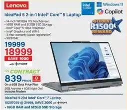 Incredible Connection Lenovo IdeaPad 5 2-in-1 Intel Core 5 Laptop offer