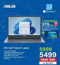 Incredible Connection ASUS X515 Intel Celeron Laptop offer