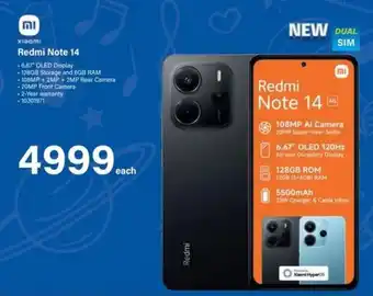 Incredible Connection Redmi Note 14 offer