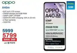 Incredible Connection Oppo A40m offer