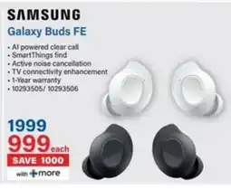 Incredible Connection SAMSUNG Galaxy Buds FE offer