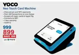 Incredible Connection YOCO Neo Touch Card Machine offer