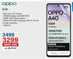 Incredible Connection OPPO A40 offer