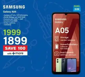 Incredible Connection SAMSUNG Galaxy A05 offer