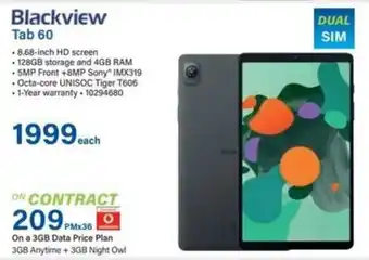 Incredible Connection Blackview Tab 60 offer