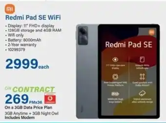 Incredible Connection Redmi Pad SE WiFi offer