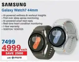 Incredible Connection SAMSUNG Galaxy Watch7 44mm offer