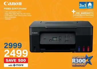 Incredible Connection Canon PIXMA G2470 Printer offer