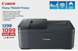 Incredible Connection Canon Pixma TR4645 Printer offer