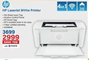 Incredible Connection HP LaserJet M111w Printer offer