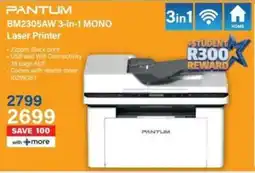 Incredible Connection PANTUM BM2305AW 3-in-1 MONO Laser Printer offer