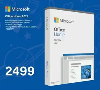 Incredible Connection Microsoft Office Home 2024 offer