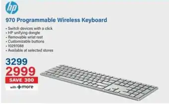 Incredible Connection HP 970 Programmable Wireless Keyboard offer