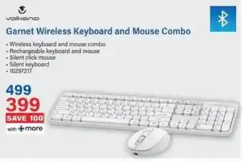 Incredible Connection Volkano Garnet Wireless Keyboard and Mouse Combo offer