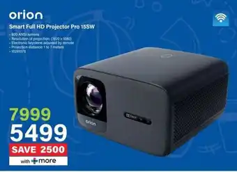 Incredible Connection Orion Smart Full HD Projector Pro 15SW offer