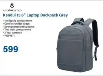 Incredible Connection Volkano Kandui 15.6" Laptop Backpack Grey offer