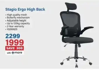 Incredible Connection Stagio Ergo High Back offer