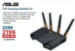 Incredible Connection ASUS TUF Gaming AX3000 V2 offer